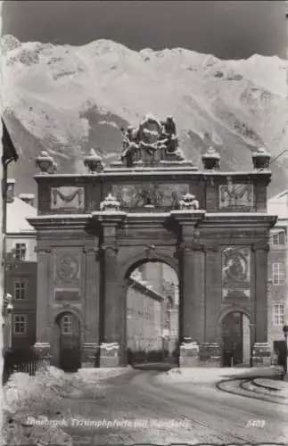 Österreich - Österreich - Innsbruck - Triumphpforte mit Nordkette - 1962