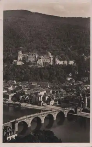 Heidelberg - Blick vom Philosophenweg - ca. 1960