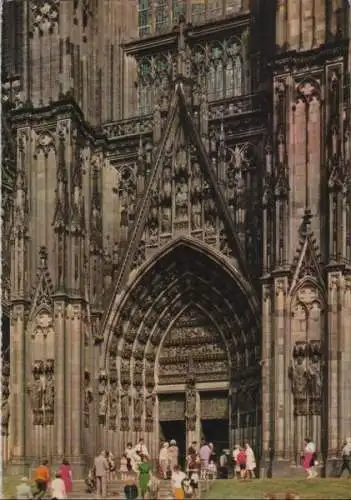 Köln - Dom, Westportal - 1968