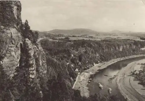 Hohnstein-Rathewalde - Blick vom Basteifelsen