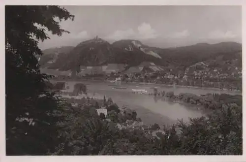 Drachenfels - Blick über den Rhein - ca. 1955