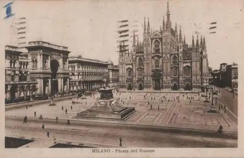 Italien - Italien - Mailand Milano - Piazza del Duomo - 1930