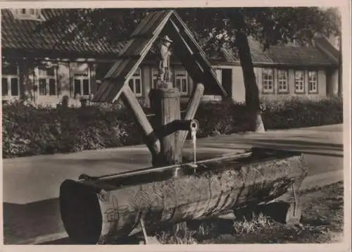 St. Andreasberg - Hirtenbrunnen in der Schützenstraße - ca. 1960