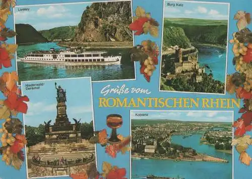 Rhein - u.a. Burg Katz - ca. 1990