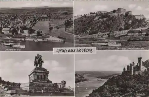 Koblenz - u.a. Deutsches Eck - 1964