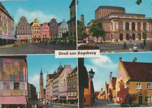 Augsburg u.a. Maximilianstraße - ca. 1975