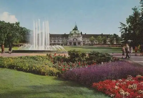 Bad Oeynhausen - Kurpark mit Leuchtfontäne - ca. 1975