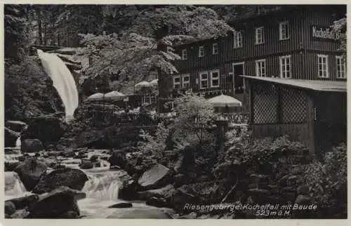 Riesengebirge - Kochelfall mit Baude