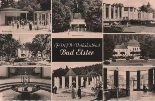 Bad Elster - u.a. Marienquelle - ca. 1960