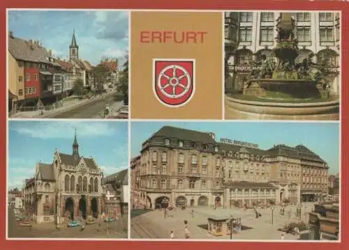 Erfurt - u.a. Monumentalbrunnen - 1987