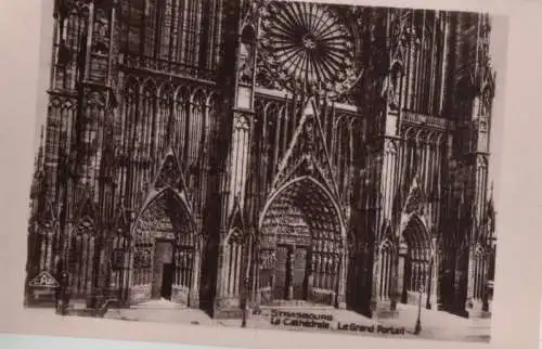 Frankreich - Frankreich - Strasbourg - Cathedrale, Le Grand Portal - ca. 1940