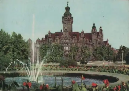 Leipzig - Neues Rathaus - ca. 1965