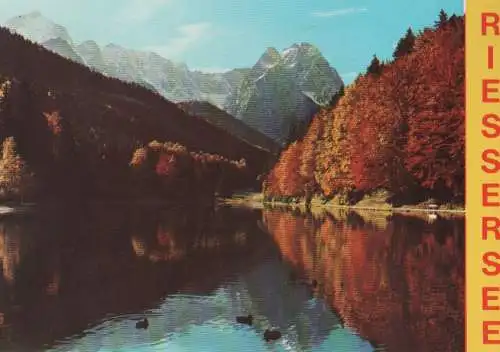 Rießersee - gegen Alpspitze - ca. 1980