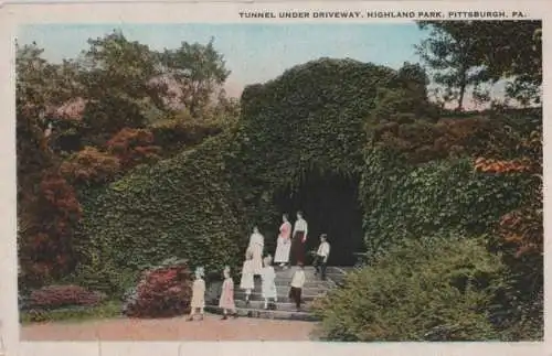 USA - USA - Pittsburgh - Highland Park, Tunnel under Driveway - 1924