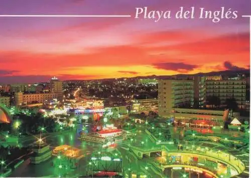 Spanien - Playa del Inglés - Spanien - bei Sonnenuntergang