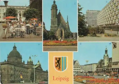 Leipzig - u.a. Markt - 1988