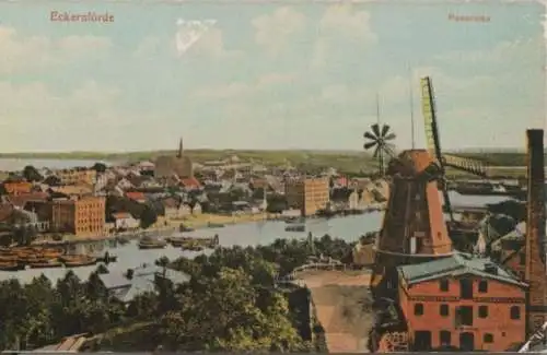 Eckernförde - [REPRINT] 1901-1908 Panorama - ca. 1985