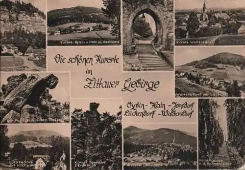 Zittauer Gebirge - Kurorte, u.a. Jonsdorf - 1959