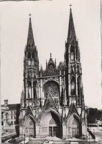 Frankreich - Frankreich - Rouen - Eglise Saint-Ouen, facade - ca. 1960