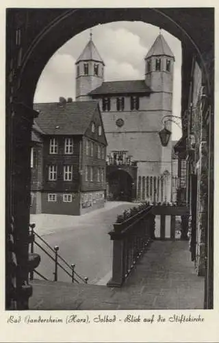 Bad Gandersheim - Blick auf Stiftskirche