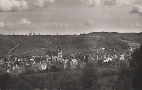 Blick auf Prüm in der Eifel - 1956