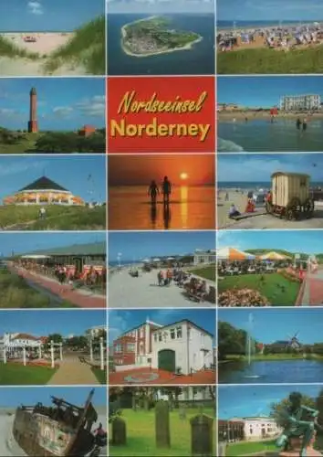 Norderney - 26-Bilder-Karte - ca. 2000