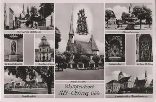 Altötting - u.a. Marienbrunnen - ca. 1960