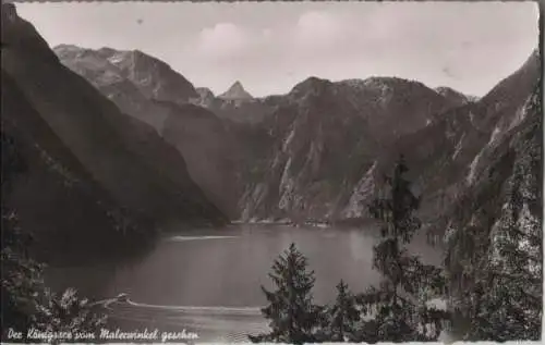 Königssee - vom Malerwinkel gesehen - ca. 1960