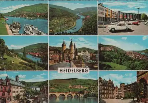 Heidelberg - 9 Teilbilder - 1964