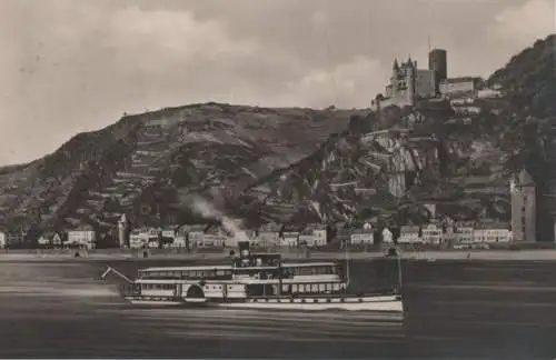 St. Goarshausen - Burg Katz mit Restaurant - 1927