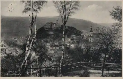 Greiz - Blick vom Hainberg - 1939