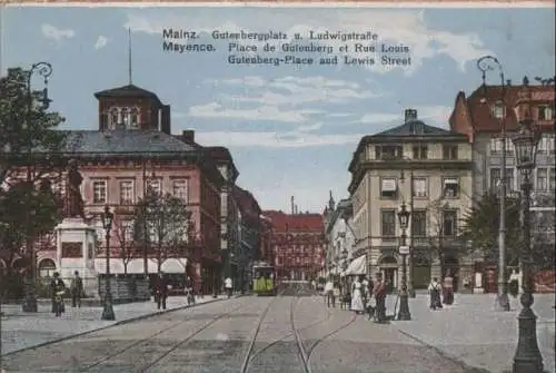 Mainz - Gutenbergplatz - ca. 1925