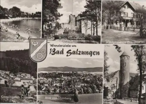 Bad Salzungen - u.a. Campingplatz Schönsee - 1971