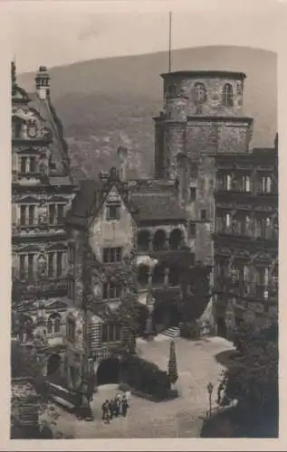 Heidelberg - Schloßhof - ca. 1950