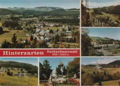 Hinterzarten - 6 Teilbilder - ca. 1980