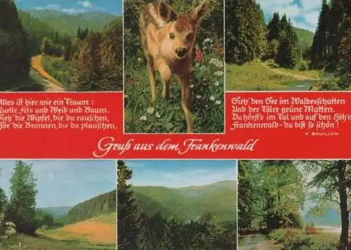 Frankenwald - mit 6 Bildern - ca. 1980