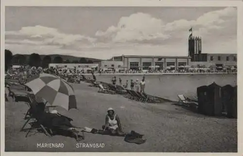 Marienbad - Strandbad - ca. 1940