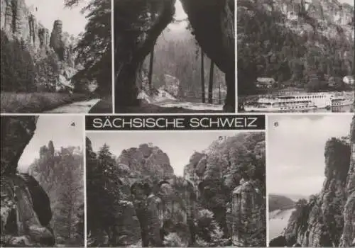 Sächsische Schweiz - u.a. Basteibrücke - ca. 1985