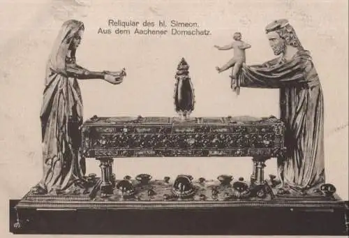 Aachen - Domschatz, Reliqiar Simeon