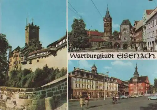 Eisenach - u.a. Nikolaikirche und Nikolaitor - 1970