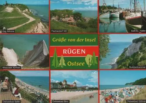 Rügen - u.a. Saßnitz, Hafen - ca. 1995