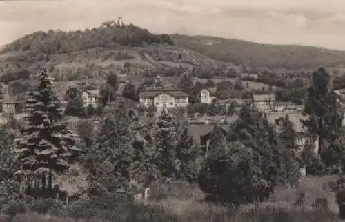 Bad Blankenburg - Bad Blankenburg mit Burg Grafenstein - ca. 1965