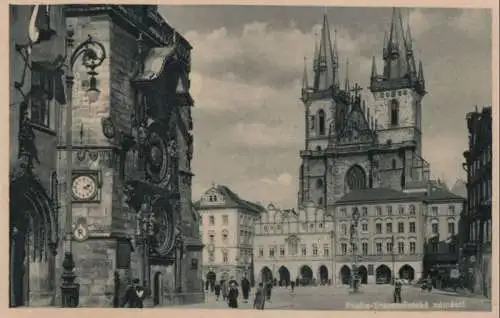 Tschechien - Tschechien - Prag - Praha - Staromestske namesti - ca. 1955