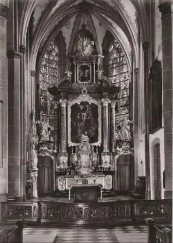 Aachen-Kornelimünster - Hochaltar der Propsteikirche - ca. 1965