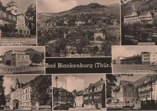 Bad Blankenburg - u.a. Markt - 1963