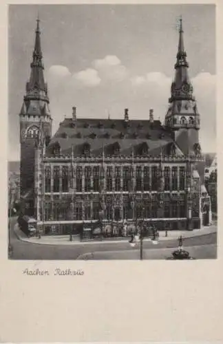 Aachen - Rathaus - ca. 1955