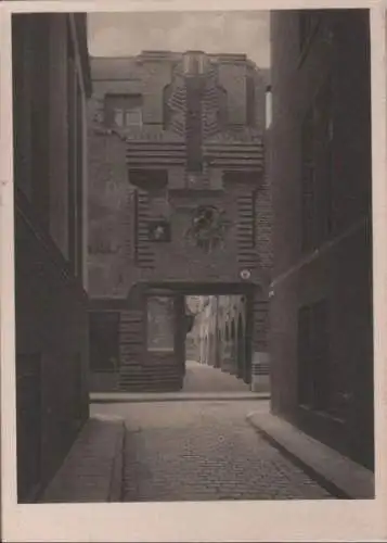 Bremen - Böttchersee, Blick auf Brücke - ca. 1950