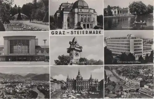 Österreich - Österreich - Graz - u.a. Hauptbahnhof - 1961