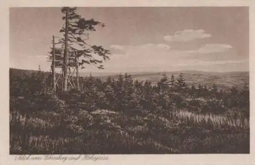 Braunlage - Blick vom Ebersberg auf Hohegeiss - ca. 1935