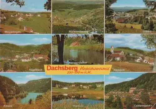 Dachsberg - Wolpadingen, Vogelbach, Albsee, Wittenschwand, Klosterweiher, Hierholz, Urberg, Hierbach, Campingplatz -